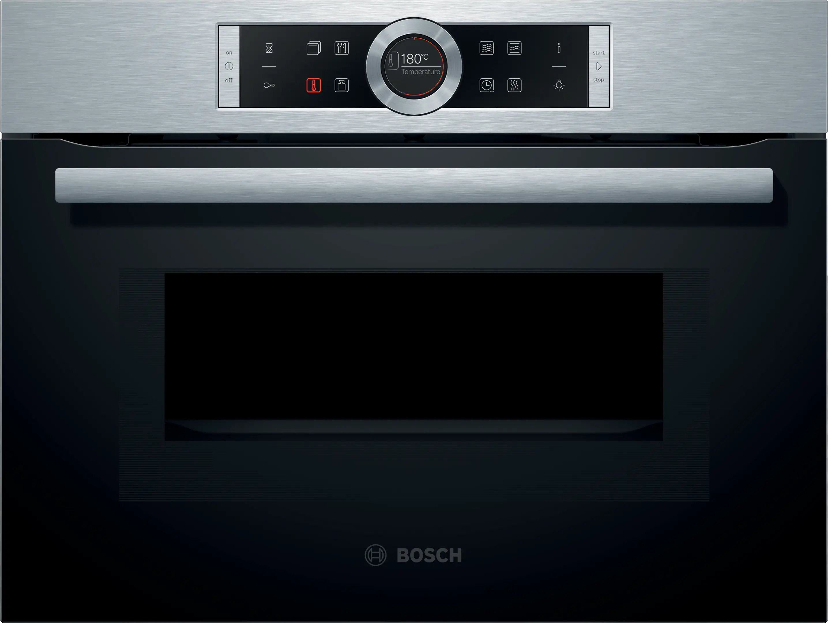 Serie 8 Mikrodalga Fonksiyonlu Kompakt Ankastre Fırın 60 x 45 cm Inox