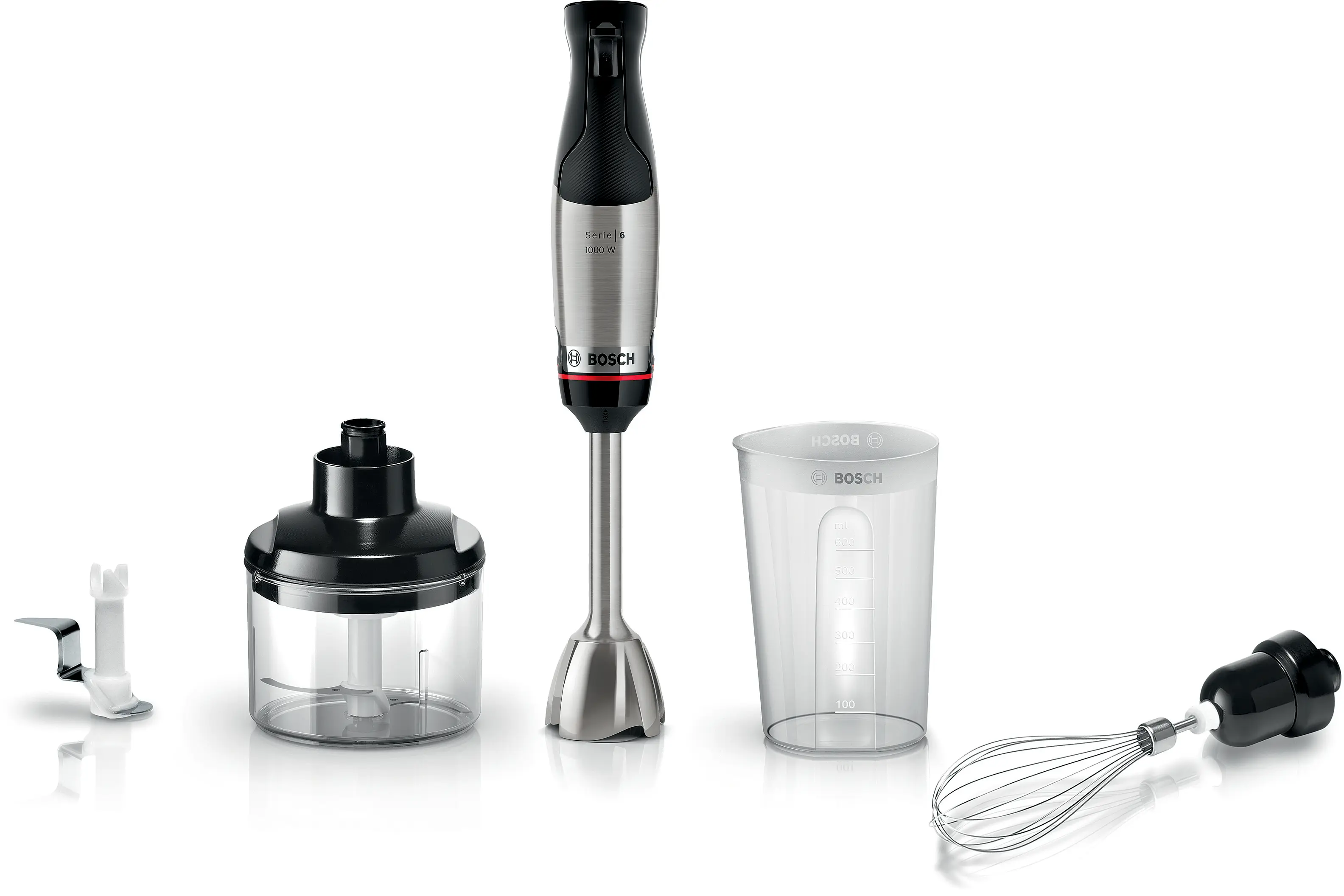 Serie 6 El Blenderi ErgoMaster 1000 W Paslanmaz Çelik