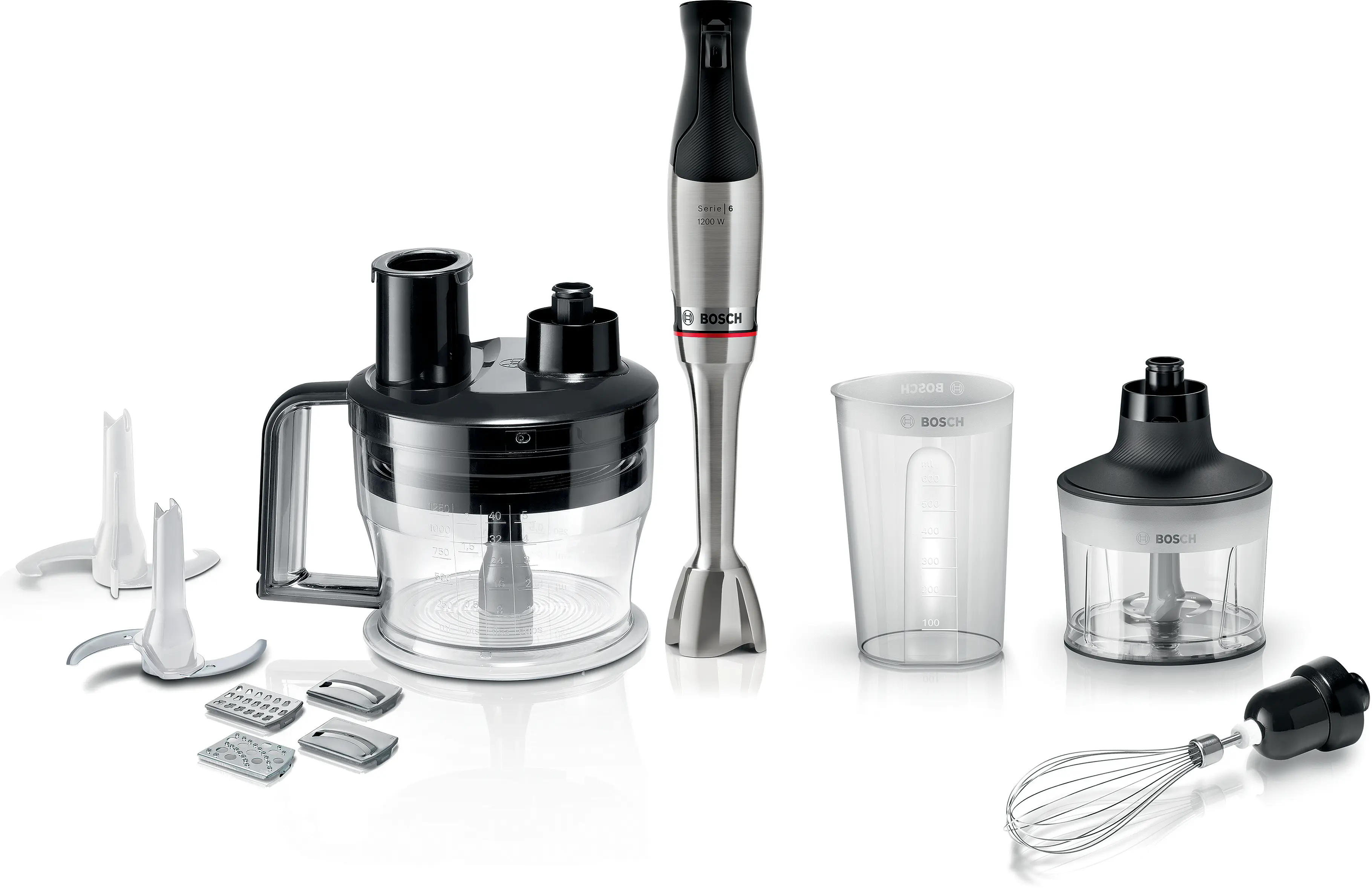 Serie 6 El Blenderi ErgoMaster 1200 W Paslanmaz Çelik
