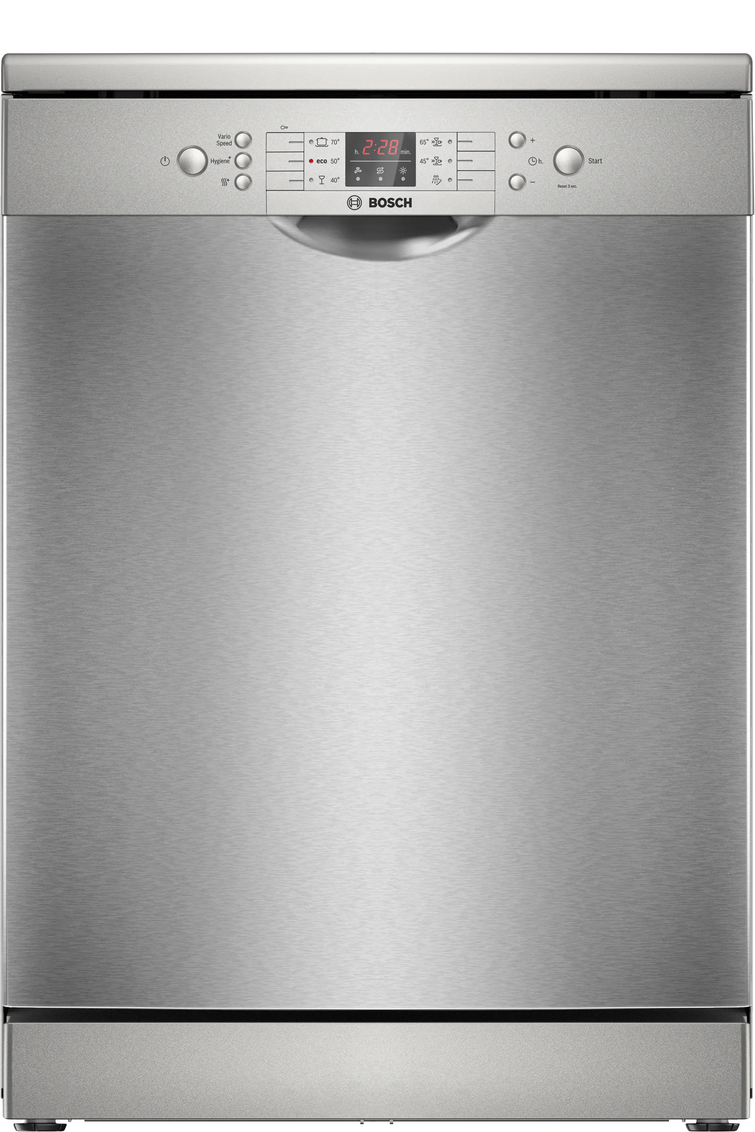 Serie 2 Solo Bulaşık Makinesi 60 cm Fırçalanmış Çelik (Parmak İzi Tutmaz)