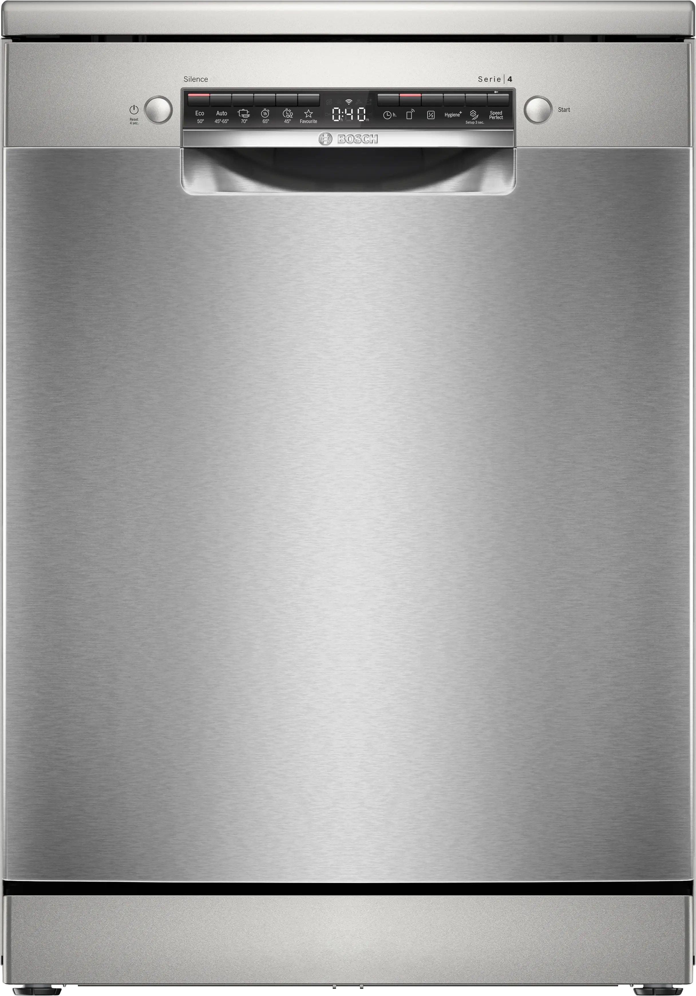 Serie 4 Solo Bulaşık Makinesi 60 cm Fırçalanmış Çelik (Parmak İzi Tutmaz)
