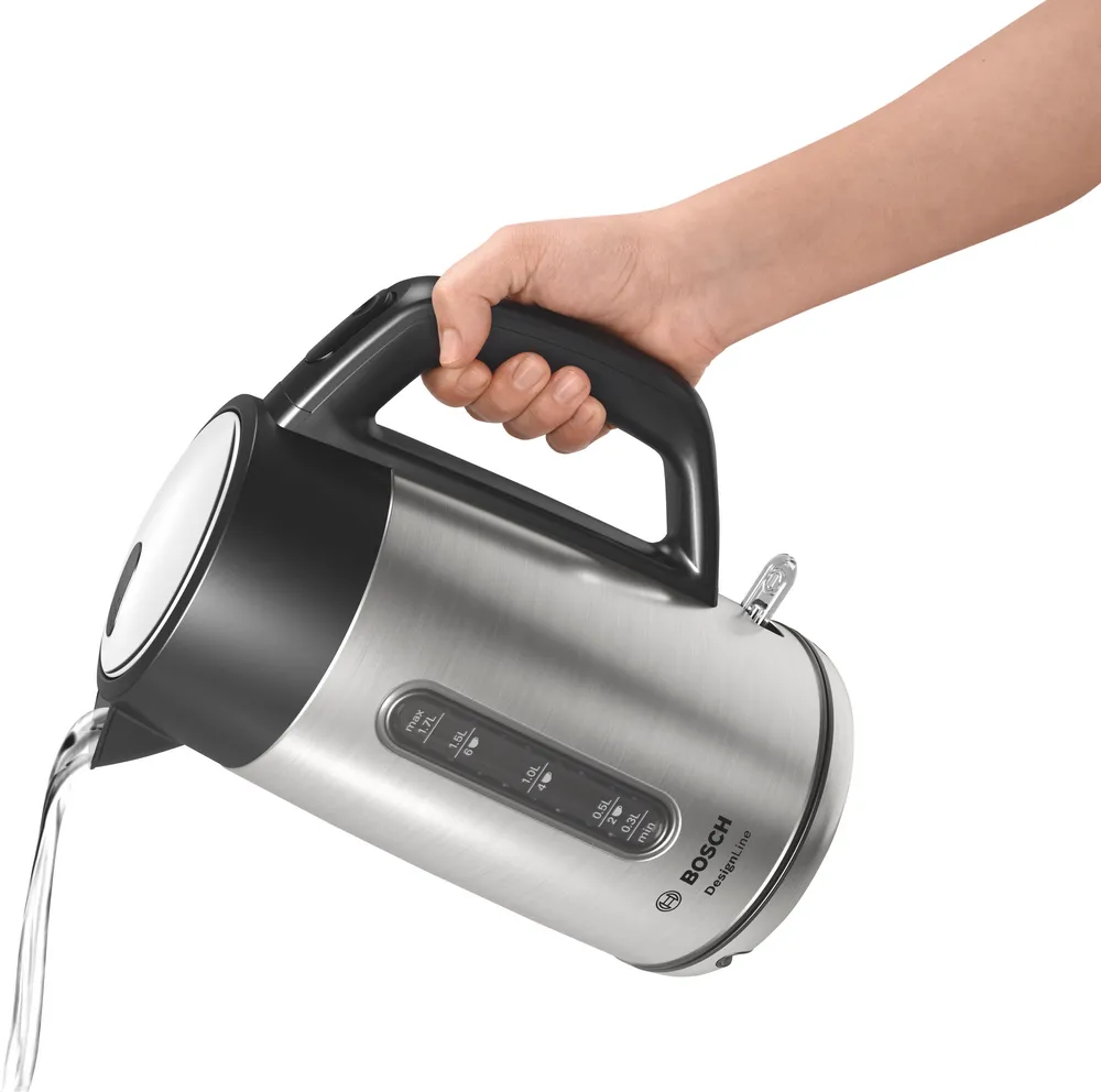 Bosch Su Isıtıcısı DesignLine 1,7 l Paslanmaz Çelik