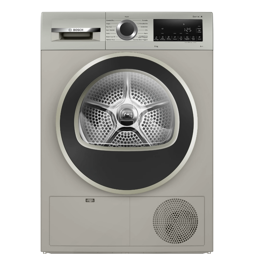 Serie 4 | Isı Pompalı Kurutma Makinesi 9 kg Gümüş